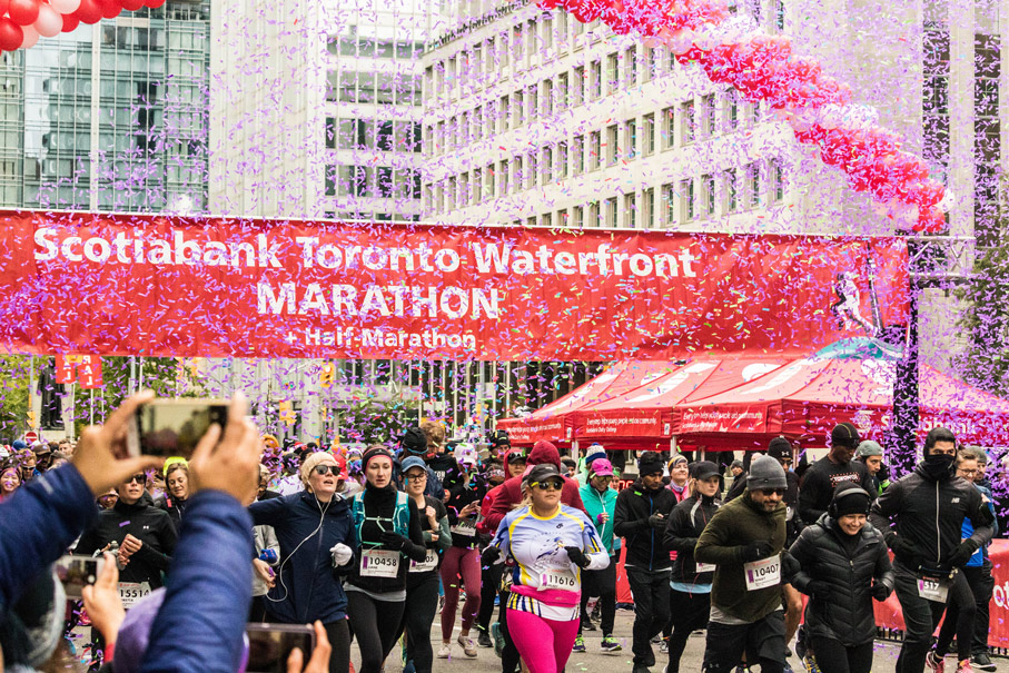 Sleep Therapeutics Toronto Marathon Photograph